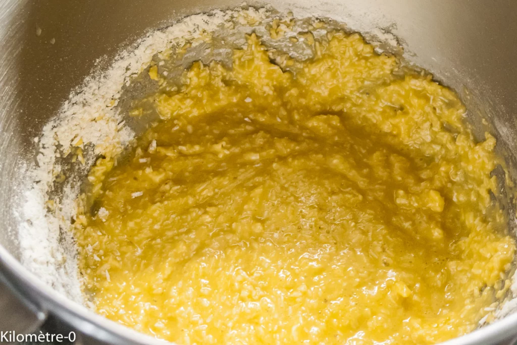 Gâteau aux poires et à la noix de coco - Étape 5