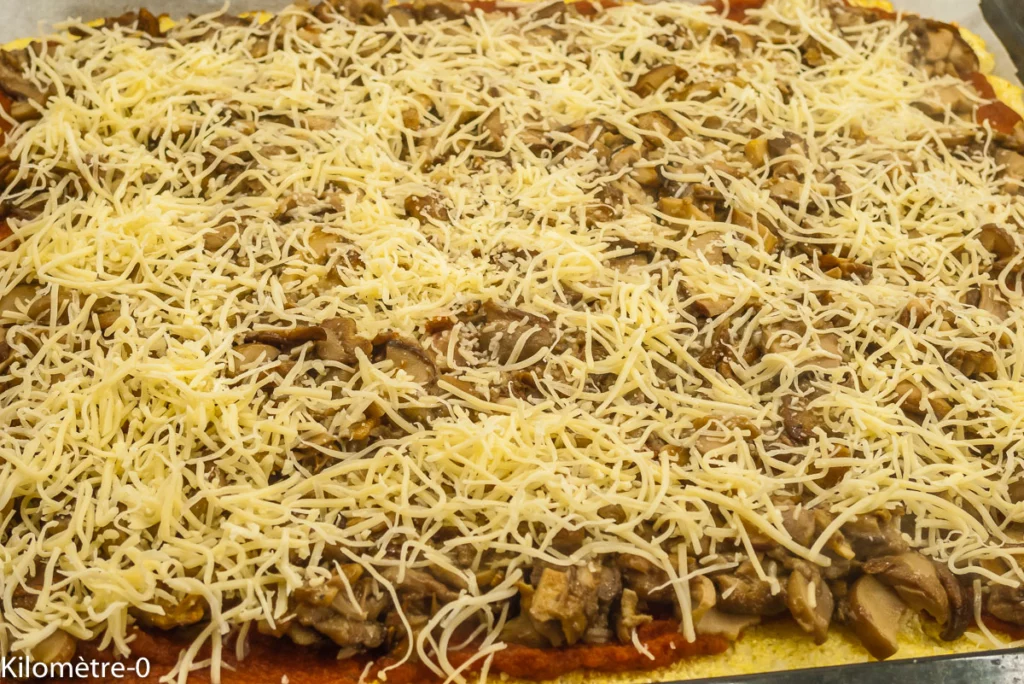 Pizza de chou fleur aux cèpes - Étape 13