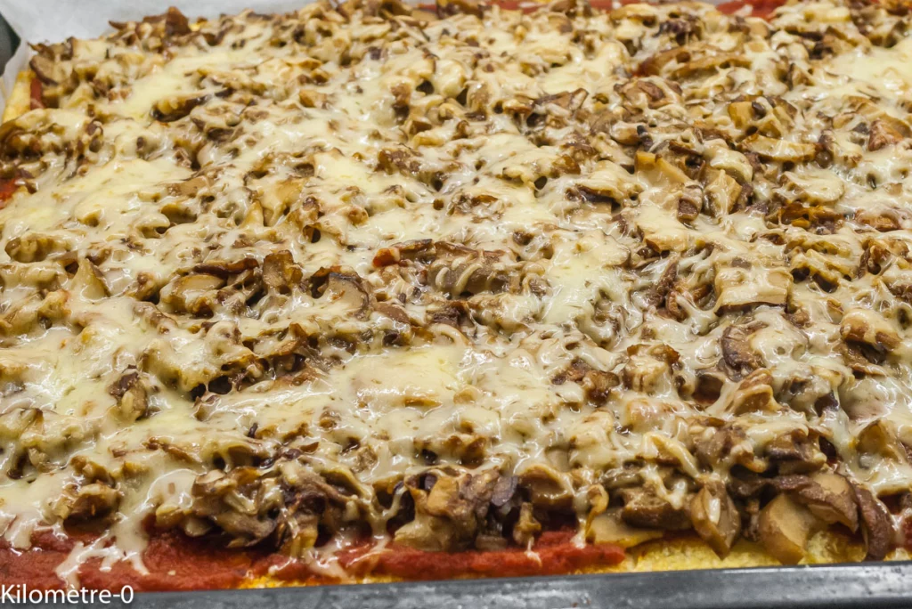 Pizza de chou fleur aux cèpes - Étape 14