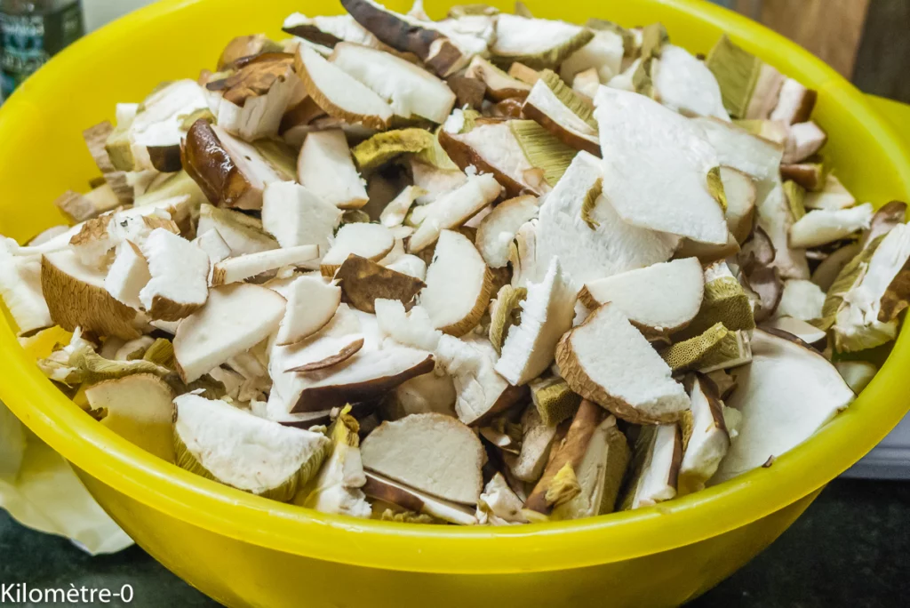 Pizza de chou fleur aux cèpes - Étape 2