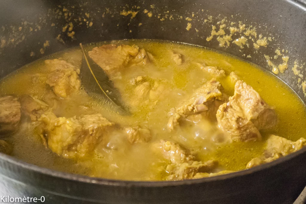 Colombo de porc aux aubergines et courgettes - Étape 9