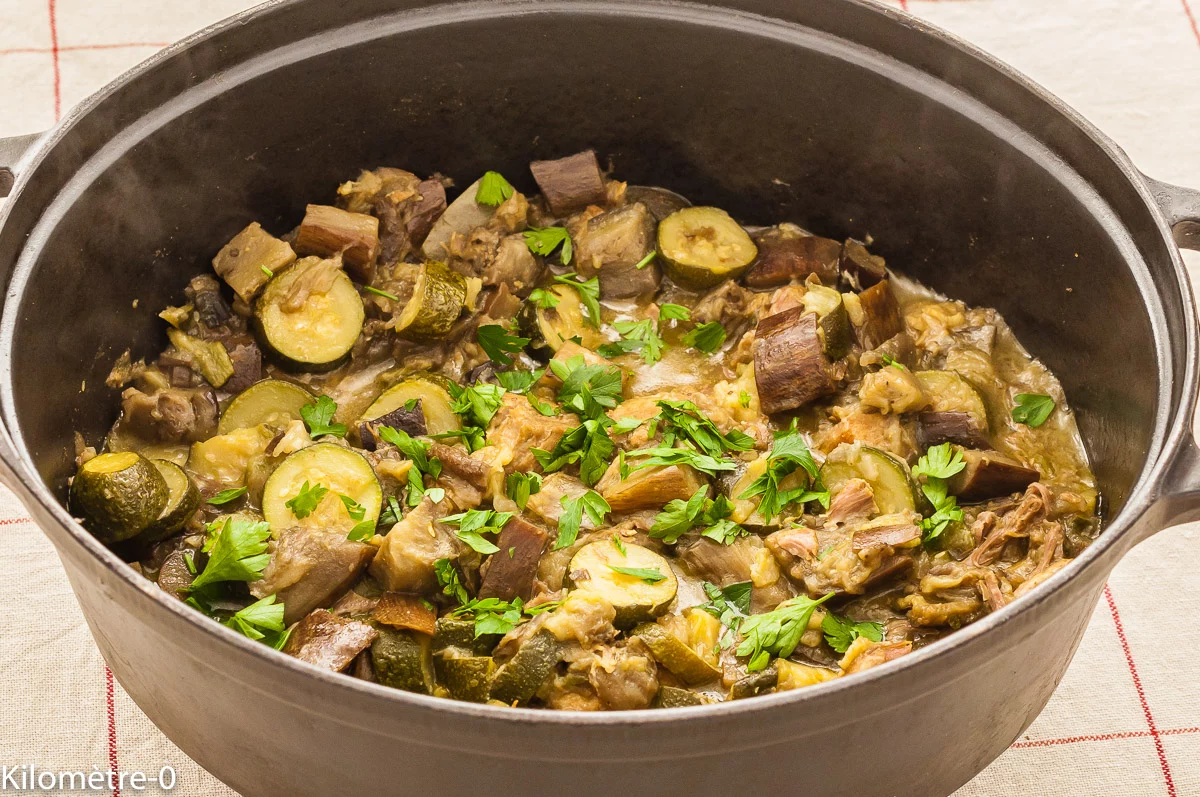Photo de recette de colombo , cuisine du monde, facile, mijoté, porc ,aubergines,courgettes, Kilomètre-0, blog de cuisine réalisée à partir de produits de saison et issus de circuits courts