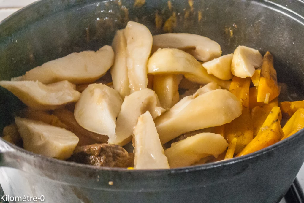 Tajine de bœuf aux poires et carottes - Étape 8