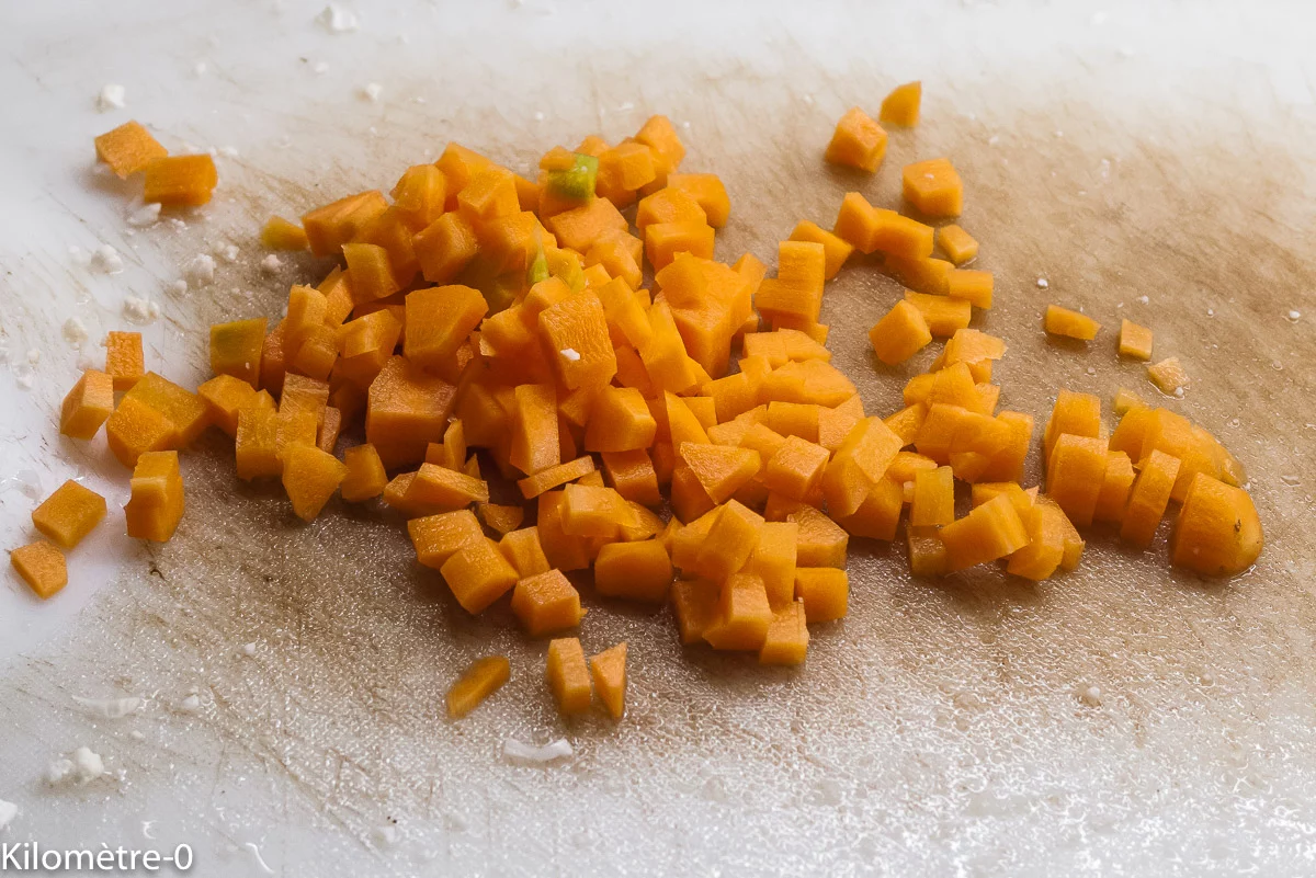 Photo de recette de Kilomètre-0, blog de cuisine réalisée à partir de produits de saison et issus de circuits courts