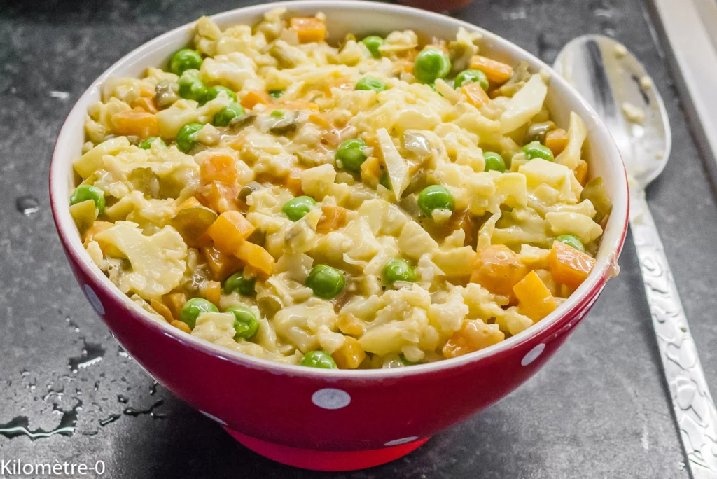 Salade russe au chou fleur - Étape 5