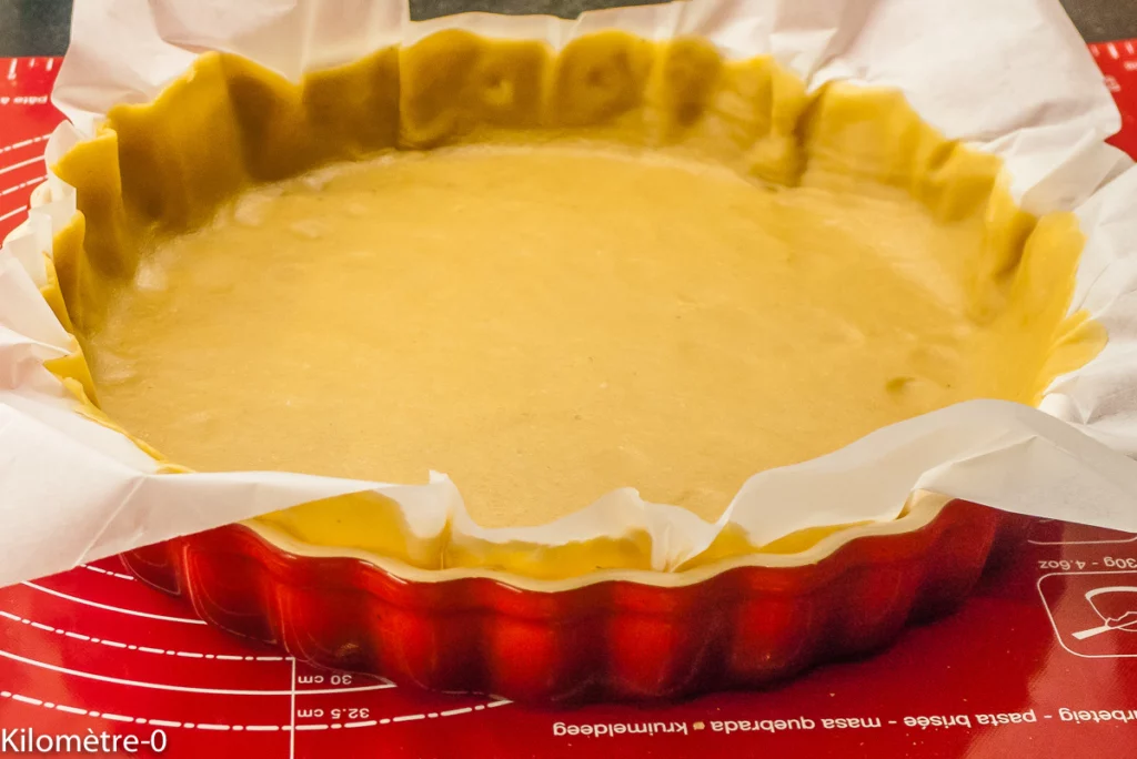 Tarte fondante à la crème, poires et chocolat - Étape 9