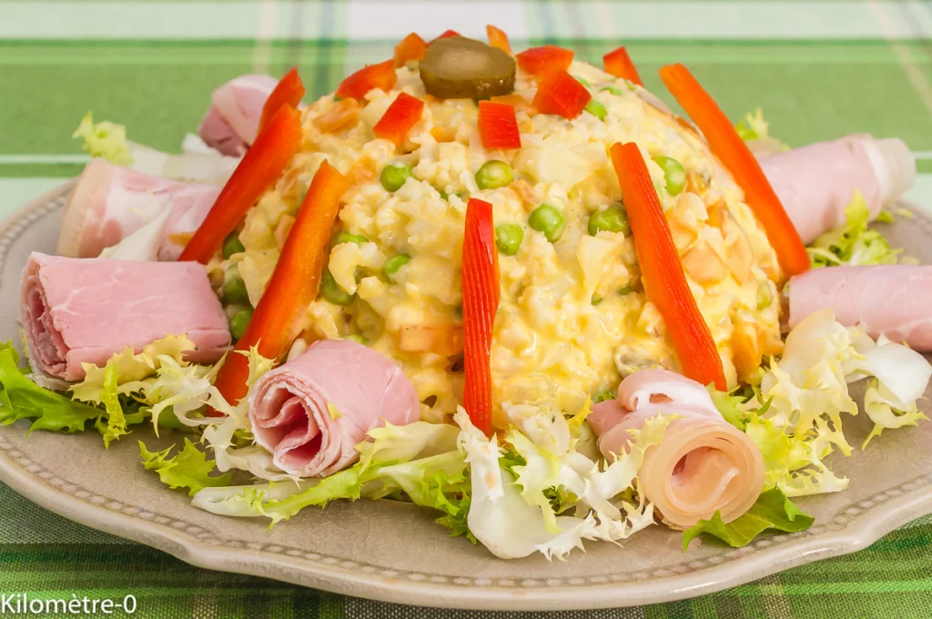 Salade russe au chou fleur - Étape 6