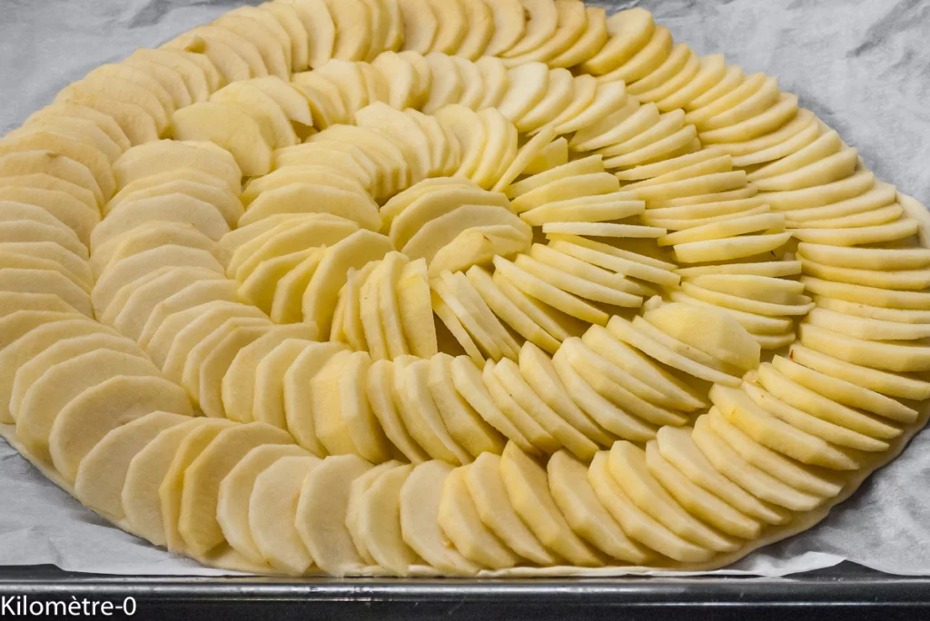 Tarte fine aux pommes facile - Étape 3