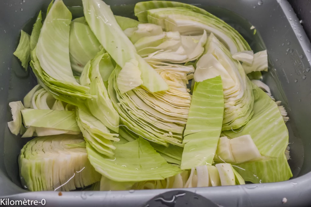 Chou aux saucisses - Étape 3