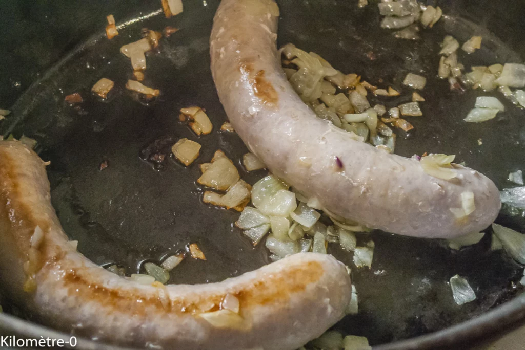 Chou aux saucisses - Étape 4