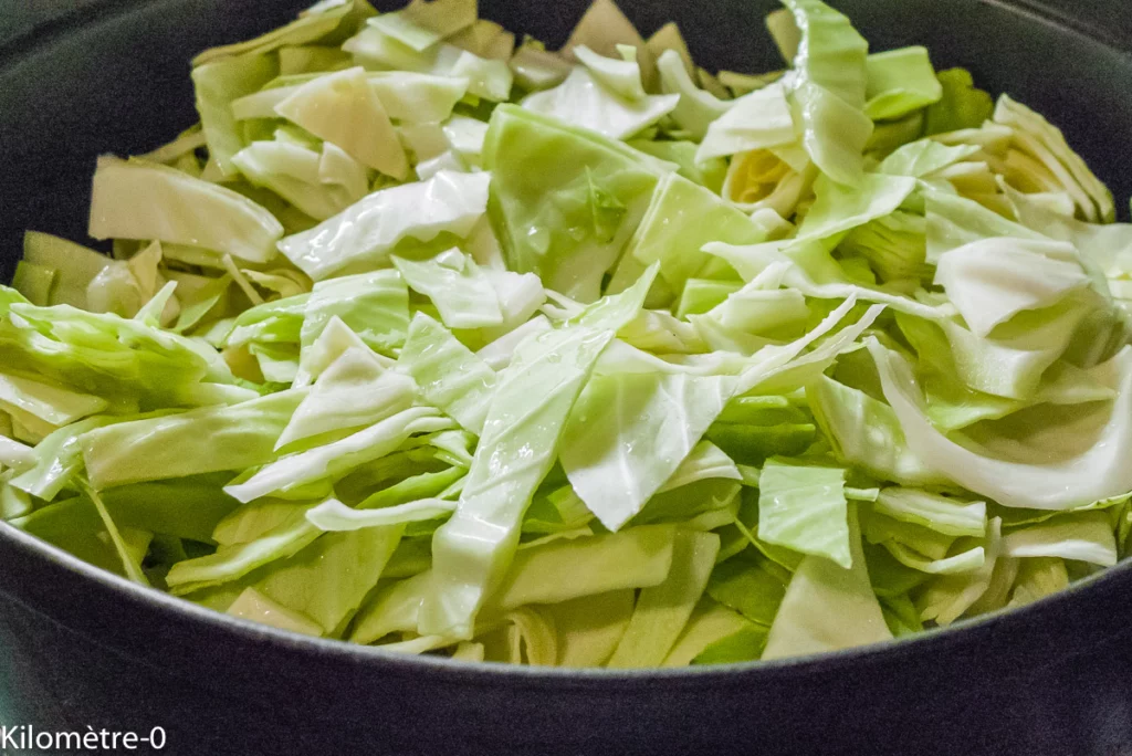 Chou aux saucisses - Étape 6
