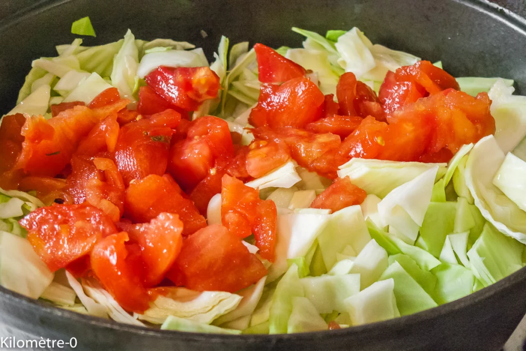 Chou aux saucisses - Étape 8