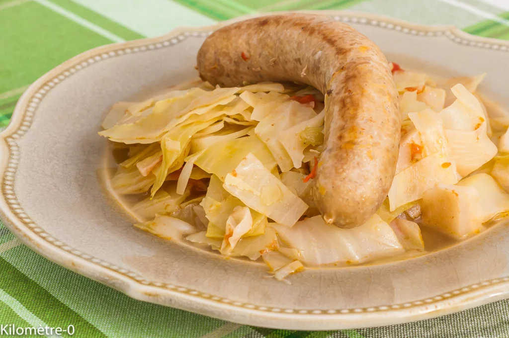 Chou aux saucisses - Étape 9