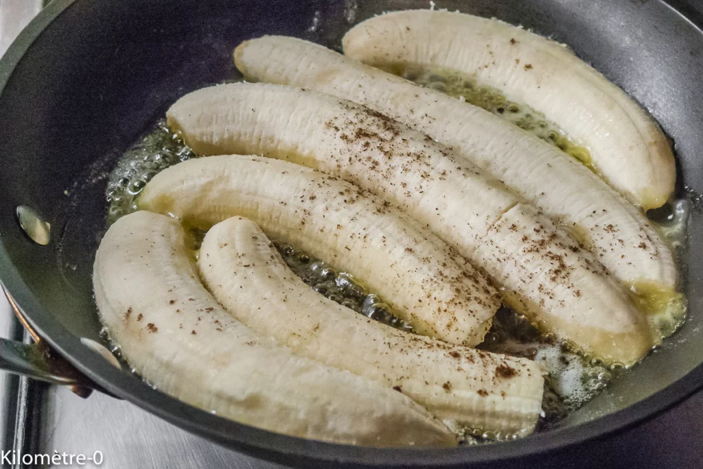 Bananes flambées - Étape 3