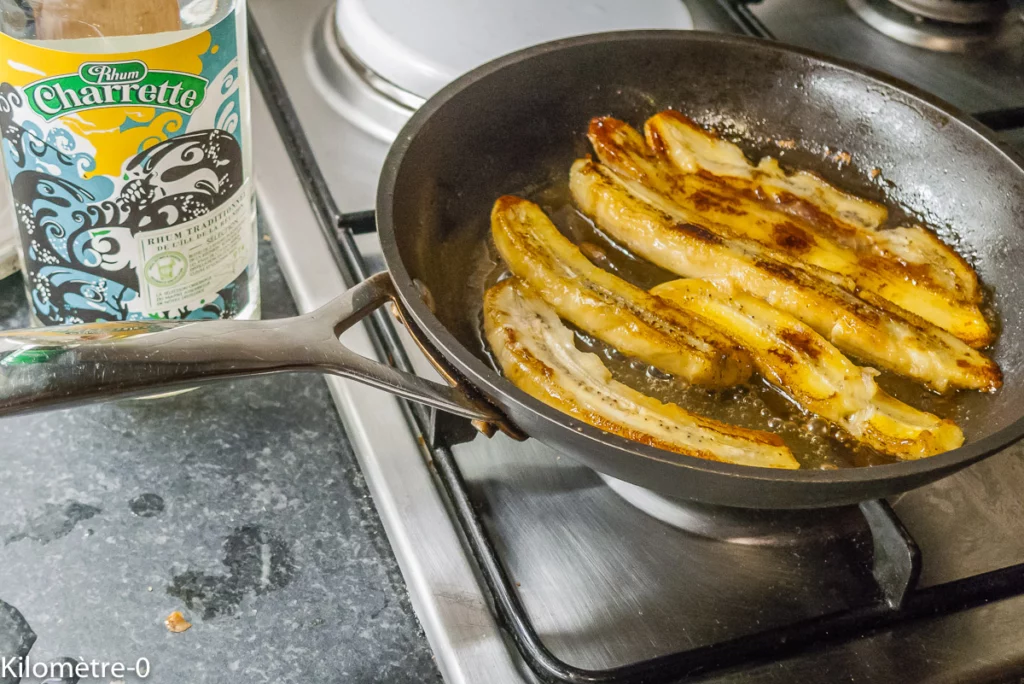 Bananes flambées - Étape 6