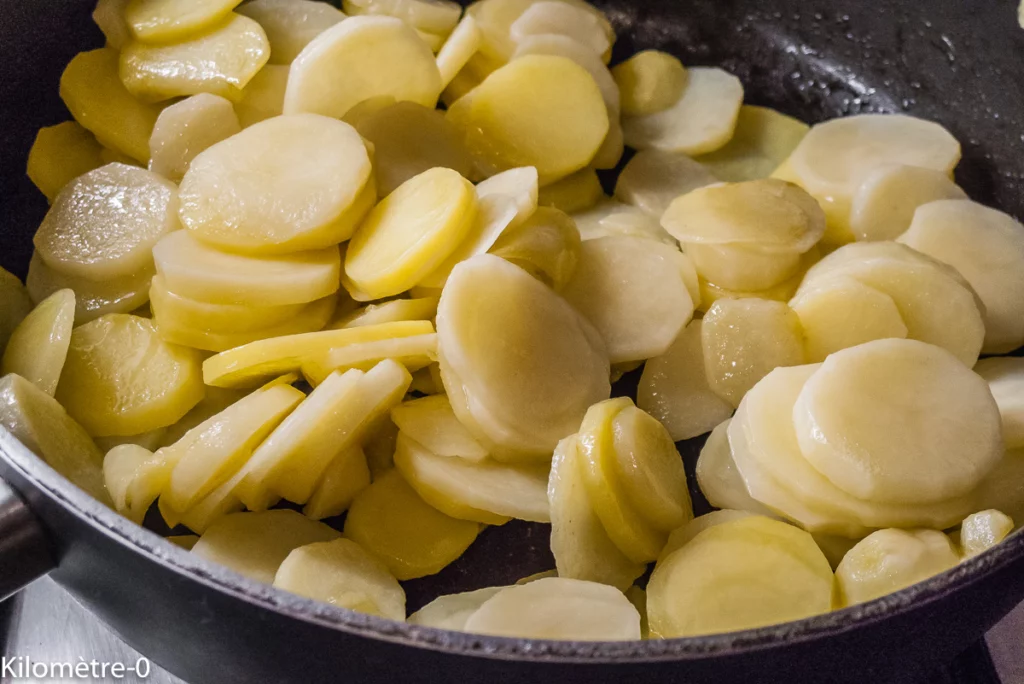 Tortilla de pommes de terre aux oignons - Étape 4
