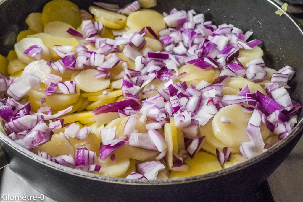 Tortilla de pommes de terre aux oignons - Étape 5