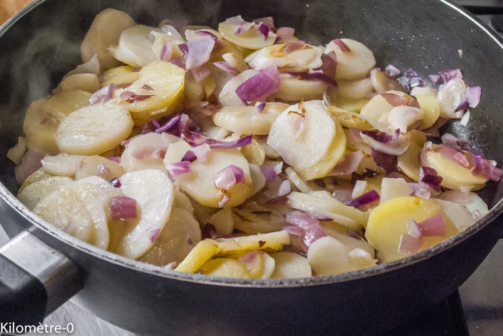 Tortilla de pommes de terre aux oignons - Étape 6