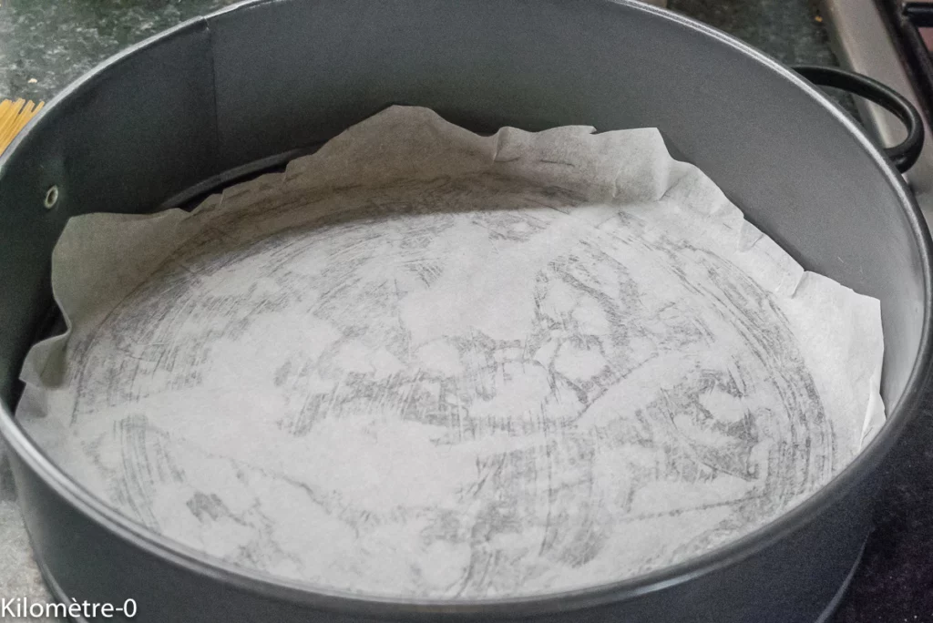 Gâteau au fromage blanc alsacien sans pâte, käsekuchen ohne boden - Étape 2