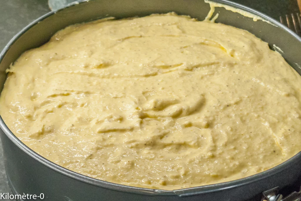 Gâteau au fromage blanc alsacien sans pâte, käsekuchen ohne boden - Étape 9