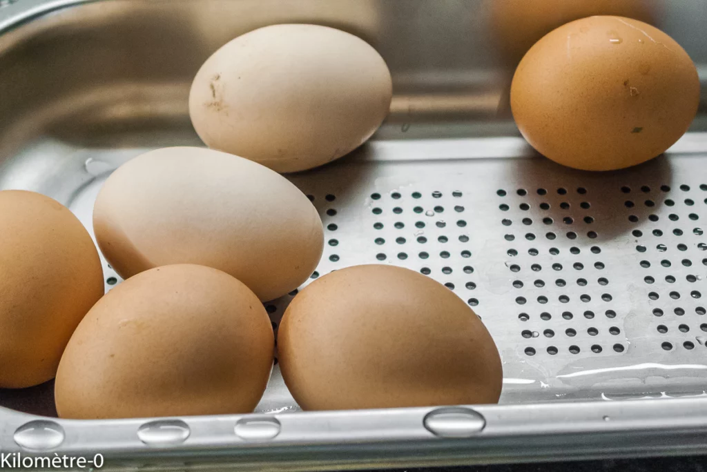 Recette d&rsquo;œufs durs faciles à écaler - Étape 2