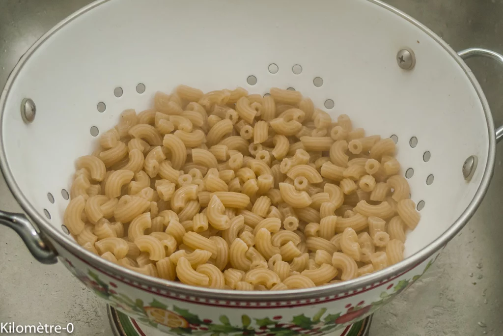 Salade de pâtes aux haricots verts et aux oeufs - Étape 3