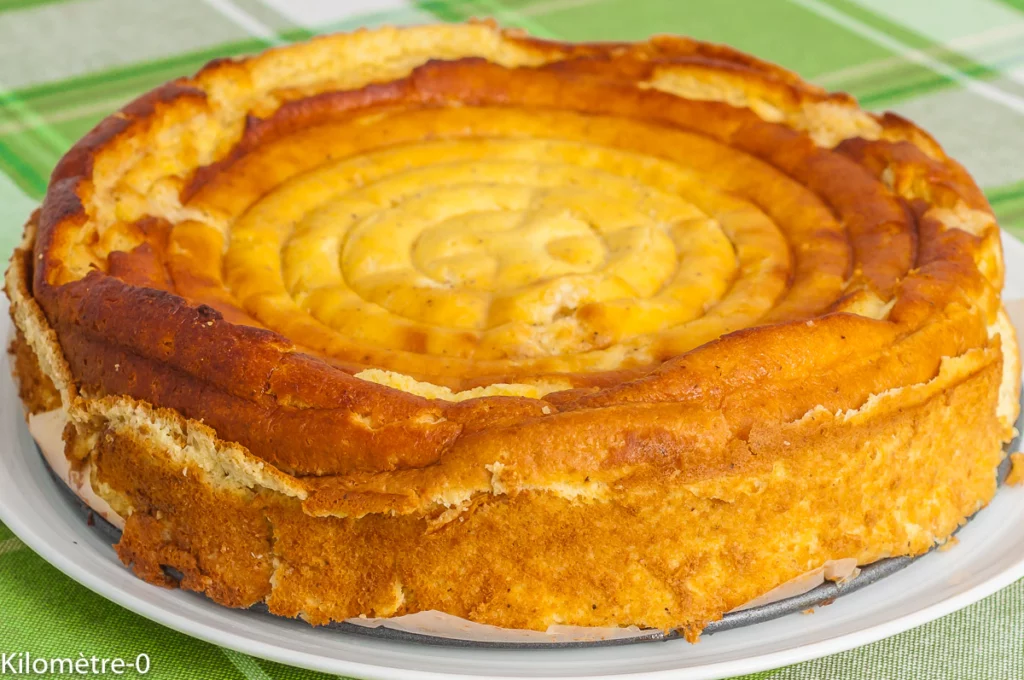 Gâteau au fromage blanc alsacien sans pâte, käsekuchen ohne boden - Étape 10
