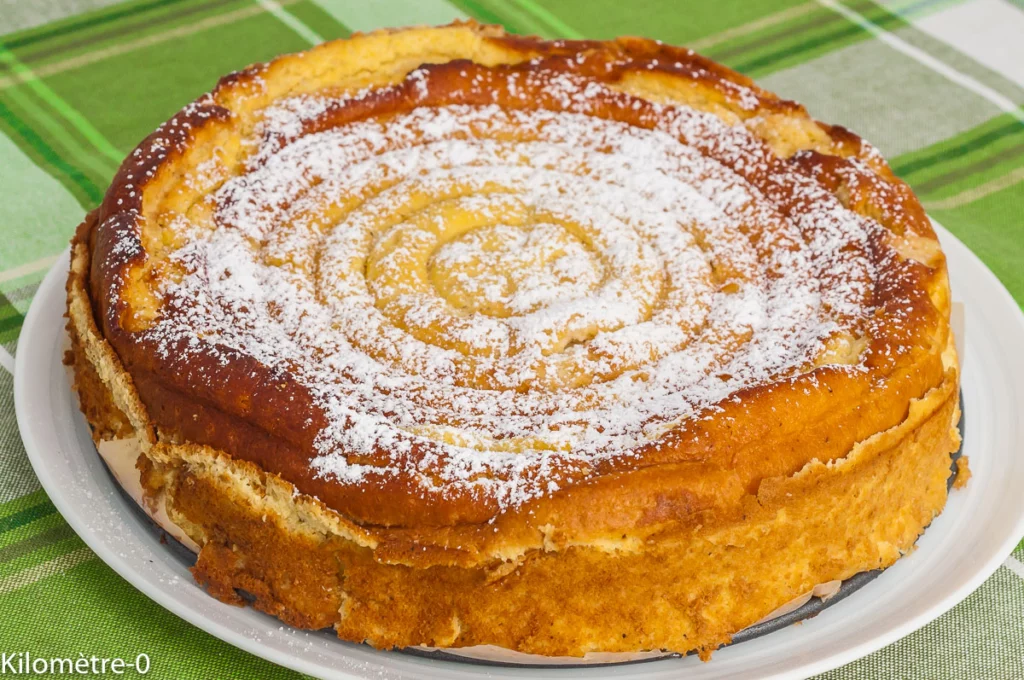 Gâteau au fromage blanc alsacien sans pâte, käsekuchen ohne boden - Étape 11