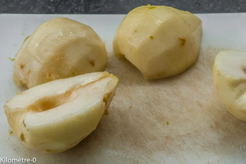 Poires caramélisées - Étape 1