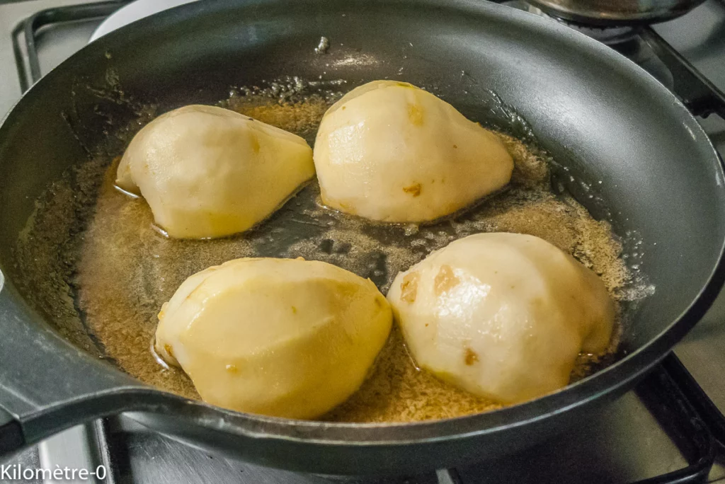 Poires caramélisées - Étape 3