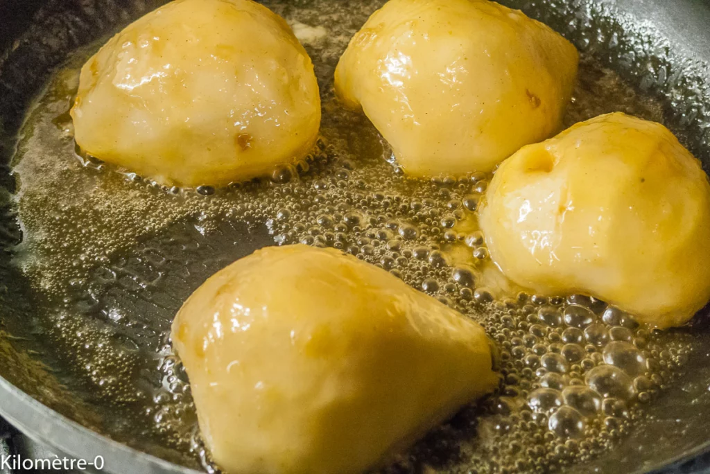 Poires caramélisées - Étape 4