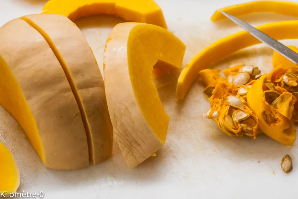 Rouelles de butternut aux noix et au fromage - Étape 4