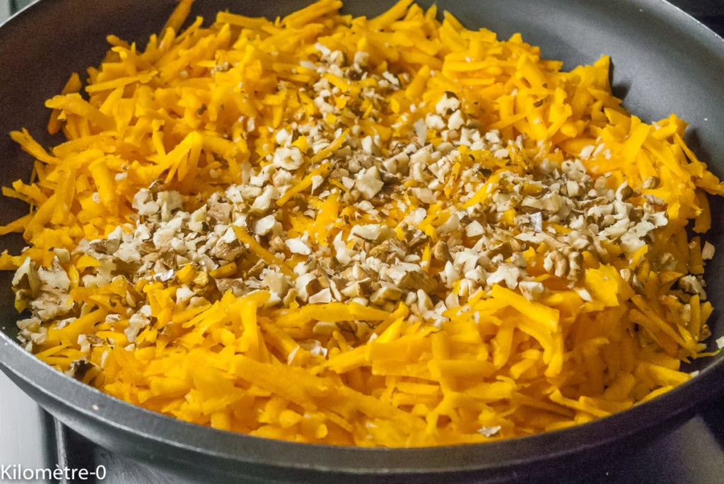 Rouelles de butternut aux noix et au fromage - Étape 7