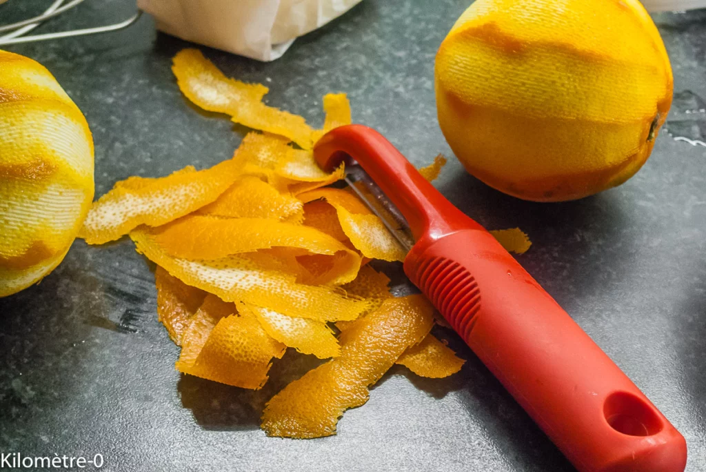 Gâteau à l&rsquo;orange à la farine de millet - Étape 1