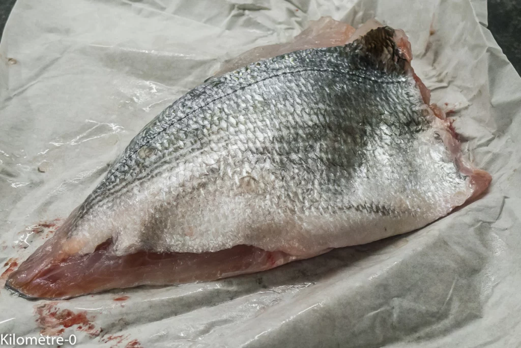 Daurade à l&rsquo;écrasée de patate douce - Étape 1