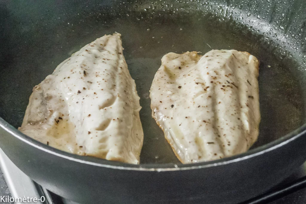 Daurade à l&rsquo;écrasée de patate douce - Étape 3
