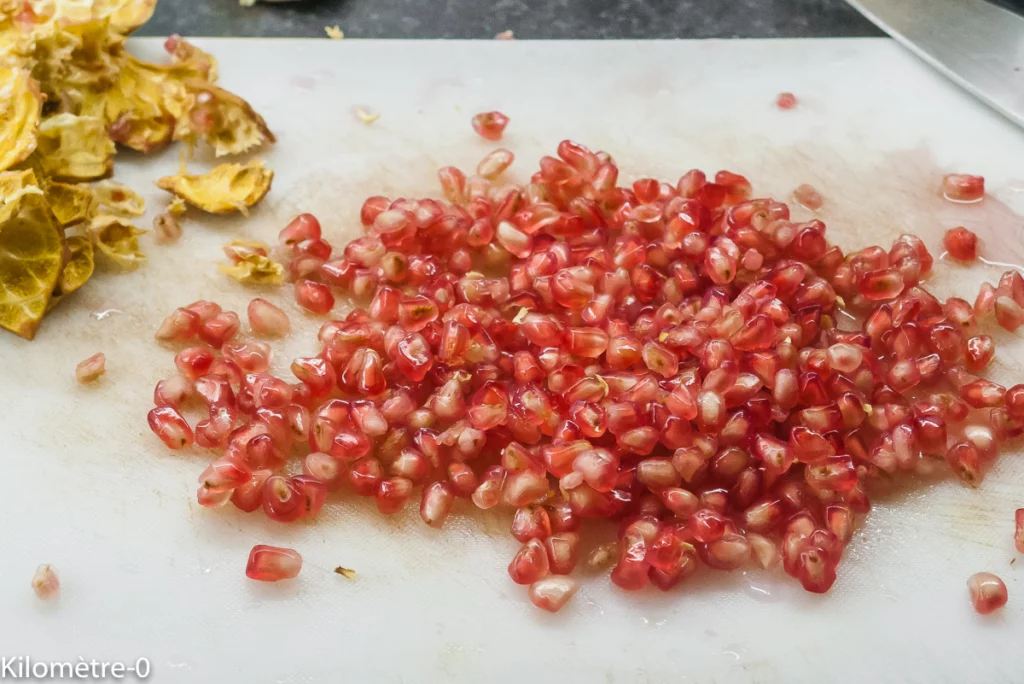 Pilaf de millet au potimarron, noix de cajou et grenade - Étape 8