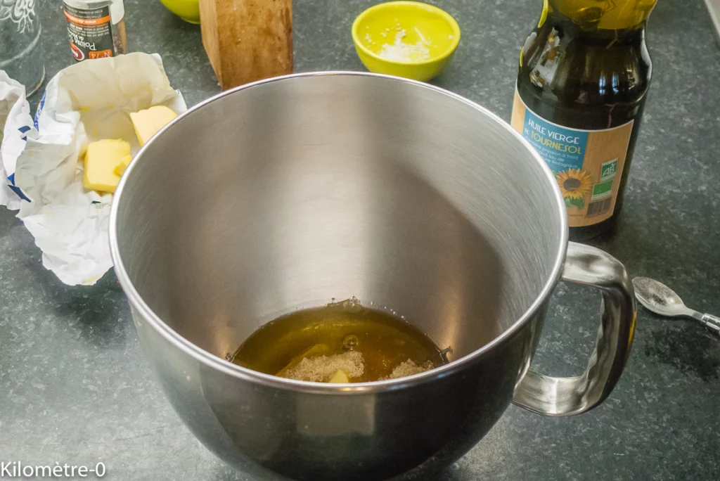 Pryaniki, biscuits russes au miel - Étape 1