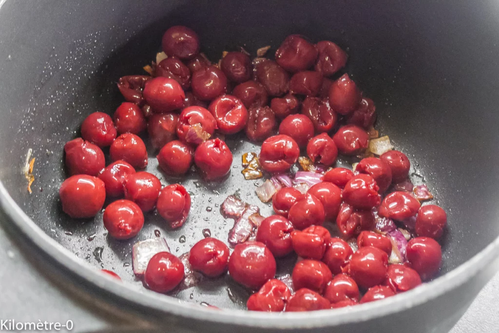 Filet de bœuf, sauce aux cerises - Étape 4