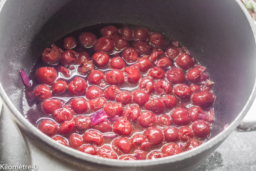 Filet de bœuf, sauce aux cerises - Étape 5