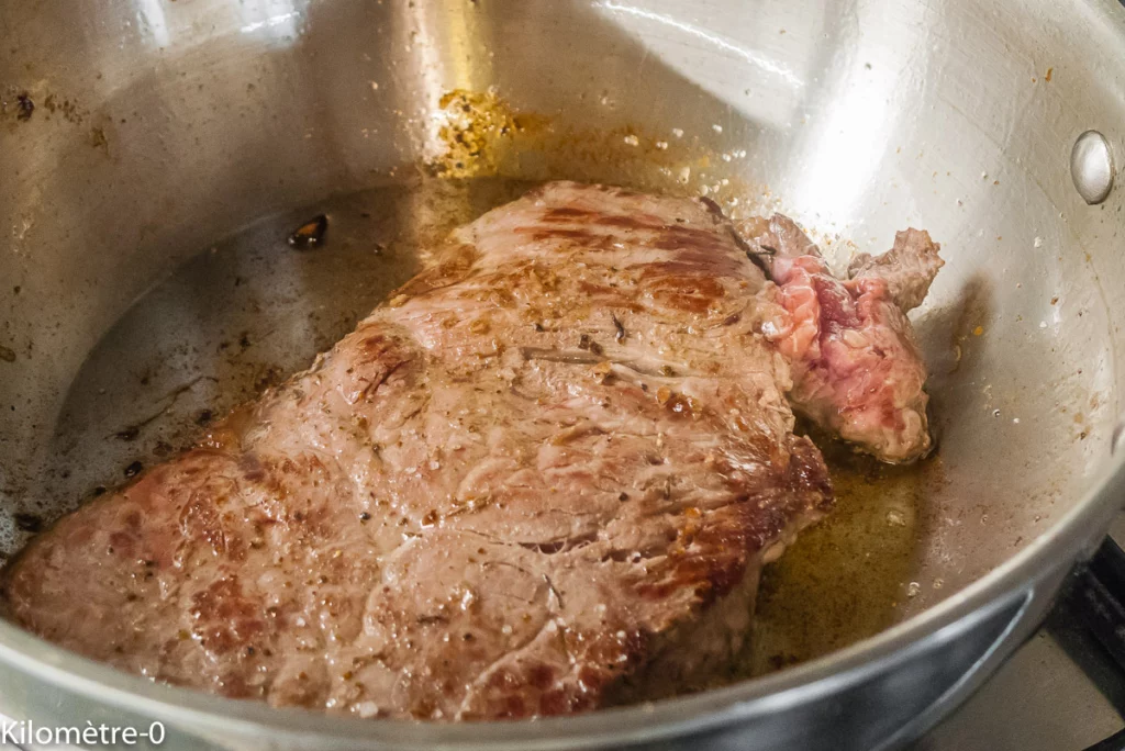 Filet de bœuf, sauce aux cerises - Étape 7