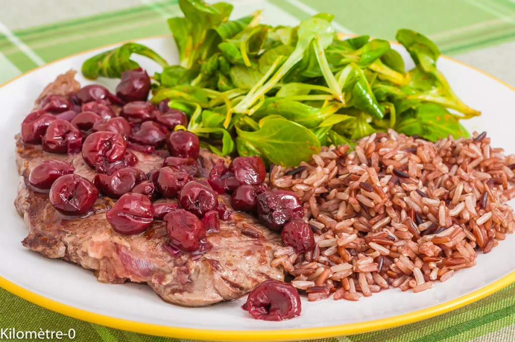 Filet de bœuf, sauce aux cerises - Étape 8