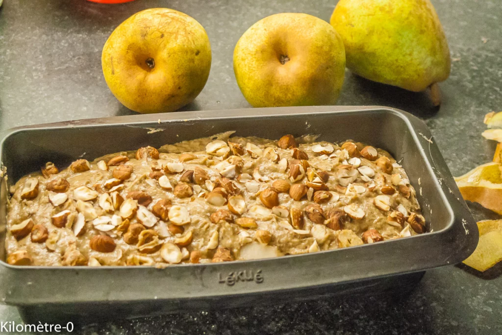 Gâteau du matin au blé noir et aux poires - Étape 7