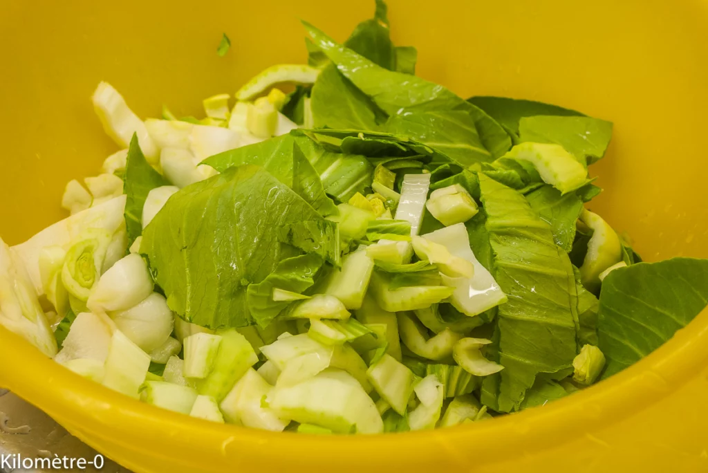 Saucisses au chou chinois - Étape 5