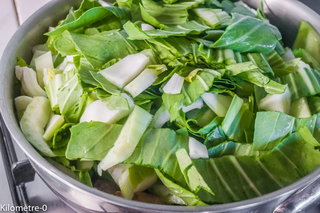 Saucisses au chou chinois - Étape 7