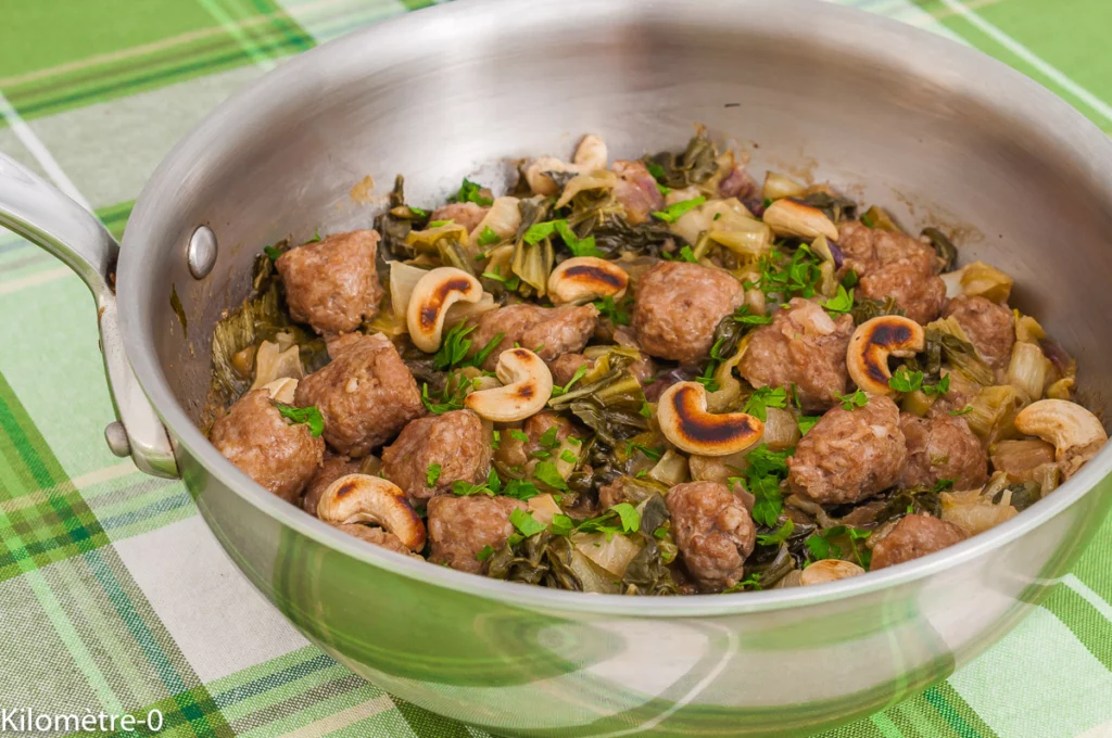 Saucisses au chou chinois - Étape 10