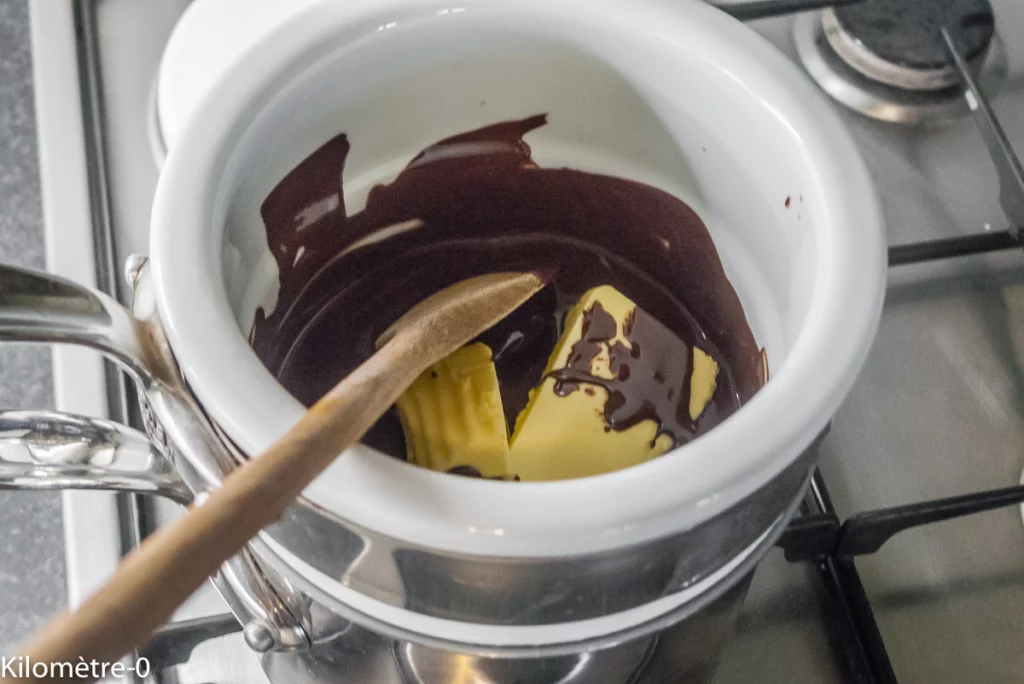 Brownie à la crème de marrons - Étape 3