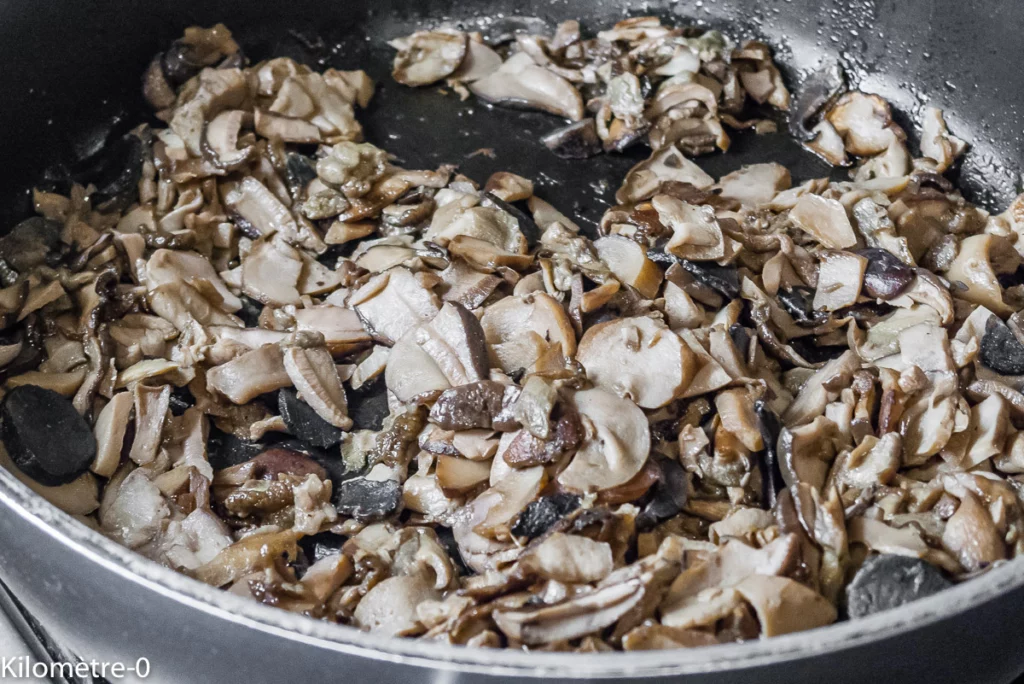 Butternut farcie au riz et aux cèpes - Étape 5