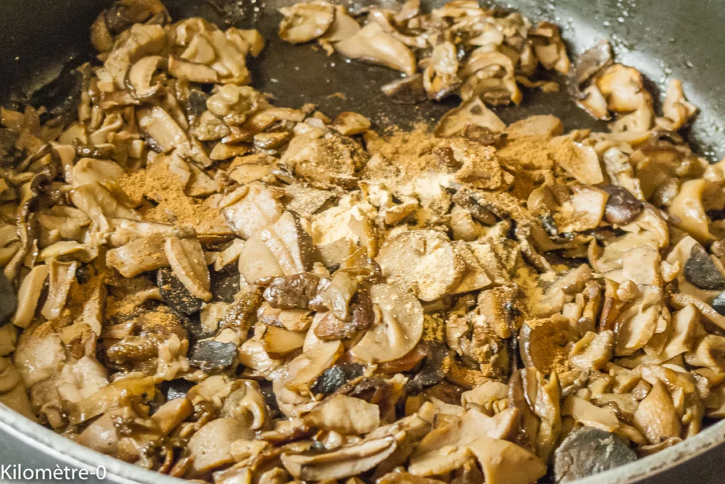 Butternut farcie au riz et aux cèpes - Étape 6