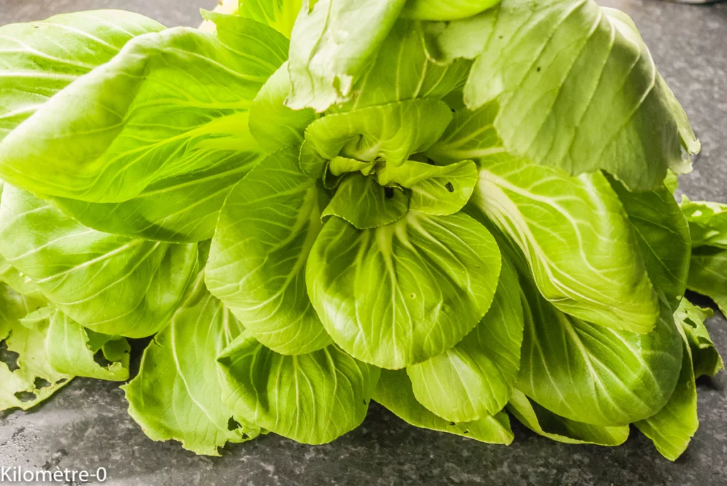 Boudins blancs au chou chinois - Étape 1